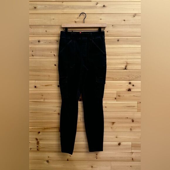 SPANX Size Medium Stretch Twill Cargo Pull On Skinny Pants - Picture 1 of 16